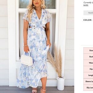 “Sippin and Seas Cut Out Maxi